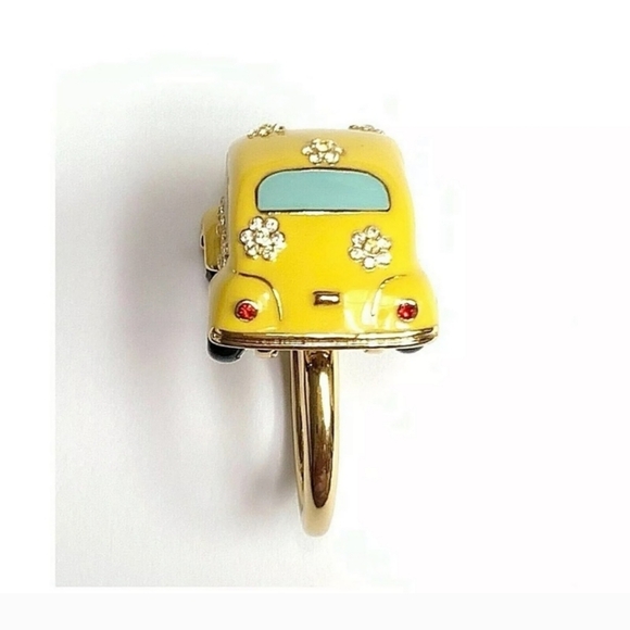 Kate Spade Off We Go yellow VW Bug ring - Picture 5 of 5
